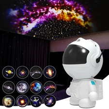 Astronaut Night Light Lamp Starry Galaxy Projector Space Nebula Star Room Decor
