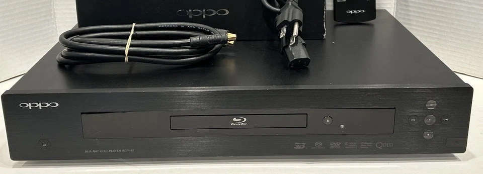 Oppo BDP-93 Reproductor Universal 3D Blu-ray SACD/CD/DVD con Remote-WiFi Adpt-Actualizaciones Foto 2 de 4