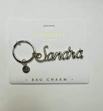 Personalite Marina De Buchi Gold Tone Bag Charm Key Ring Key Chain Sandra