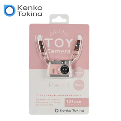 Kenko Toy Camera Pieni II Digital Micro SD Compact Gift Cute Peach DSC-PIENI2PH