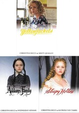 Christina Ricci 3 unsigned Custom Cards Yellowjackets The Addams Family