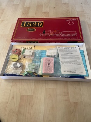 Hartland Trefoil - 1829 Southern Board - Railway Building Game (EX) RARE VGC.