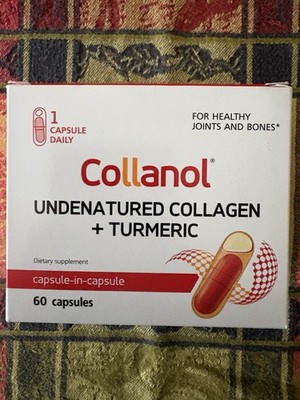 3D Collagen Turmeric Micelle Liquid Capsule Joint Bones Care Supplement Qty 60