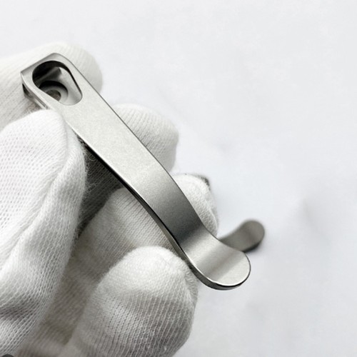1PC Titanium Knife Back Clip Pocket For Chris Reeve Knives Umnumzaan Sebenza - Picture 7 of 14