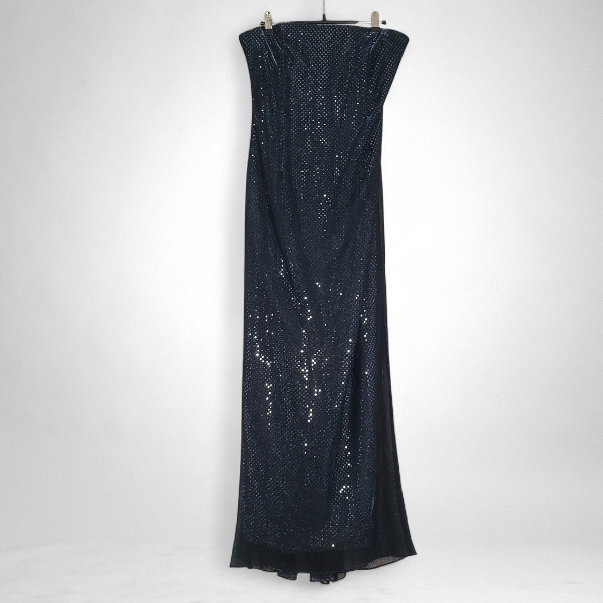 strapless open back dress Formal Long Dress A26071 by Betsy and Adam Marine / 2 main image 0
