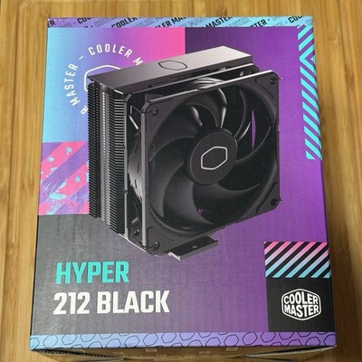 Cooler Master Hyper 212 Black CPU Fan with Heatsink Air Cooler for Desktop PC