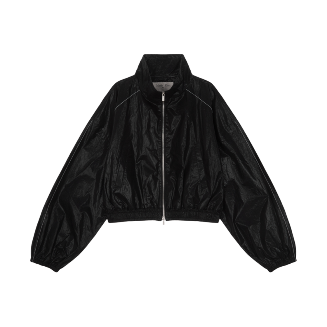 Matin Kim Coating Crop Blouson Black | eBay