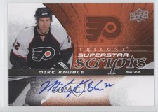 2008-09 Upper Deck Trilogy Superstar Scripts Mike Knuble #SS-MK Auto 2b1