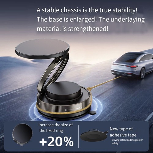 Support Téléphone Voiture Rotation 360 Degrés avec Structure Légère et Port - Photo 4 sur 27