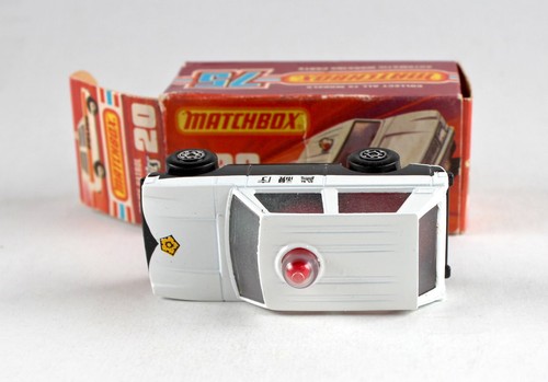 Matchbox Superfast Nr. 20B Police Patrol weiß "Police" JAPAN top in Box - Picture 6 of 10