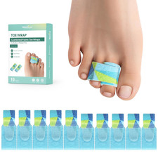 Hammer Toe Straightener - 10 Pack Toe Corrector Splints - Realign Bent, Curle...