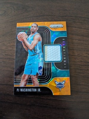 2019-20 Panini Prizm - Sensational Swatches Jersey PJ Washington Jr. #SS-PJW...
