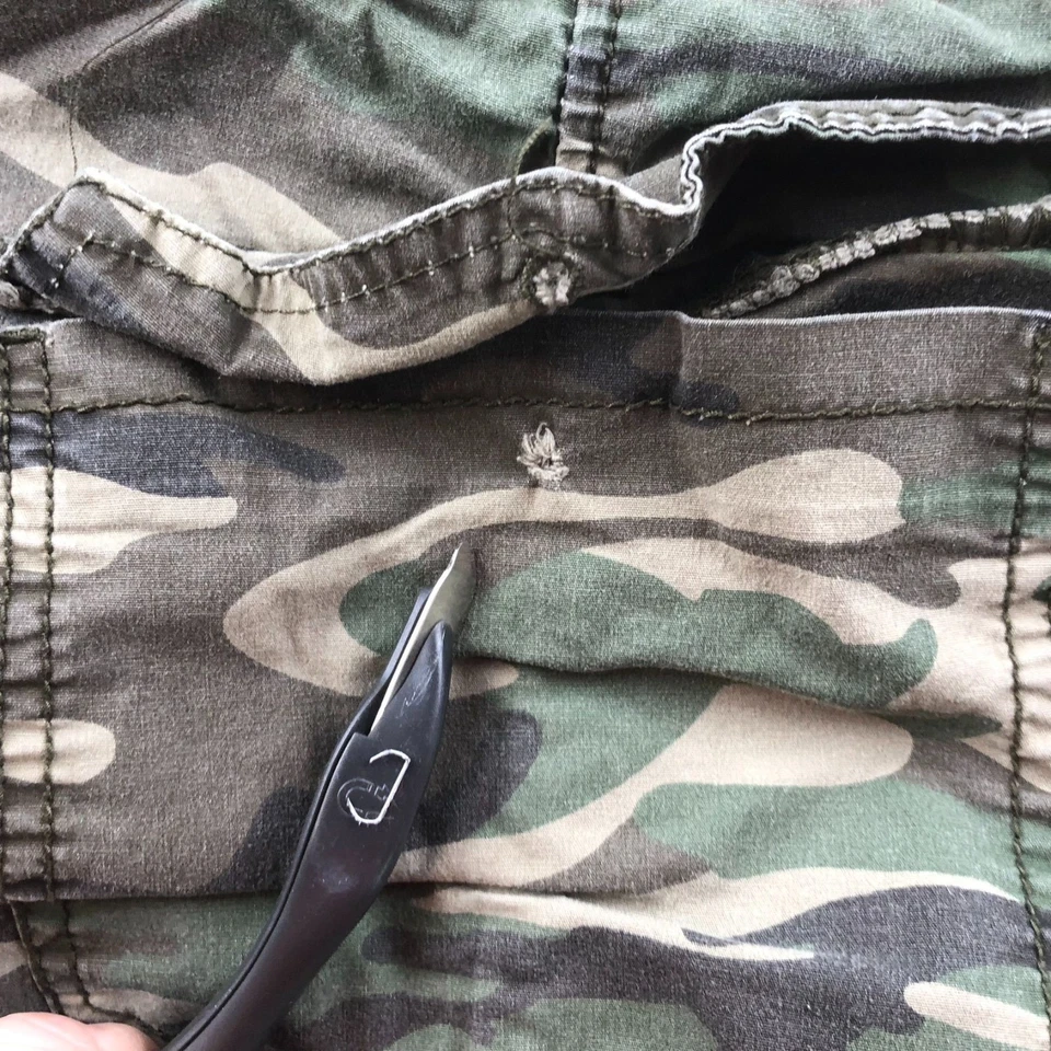 Pantalones Cortos Carga Mujer Faded Glory Talla 22W Camuflaje Verano Camping Verde Informal Foto 4 de 4