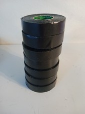 7 Rolls Unsealed Electrical Tape Vinyl Black 3/4 In