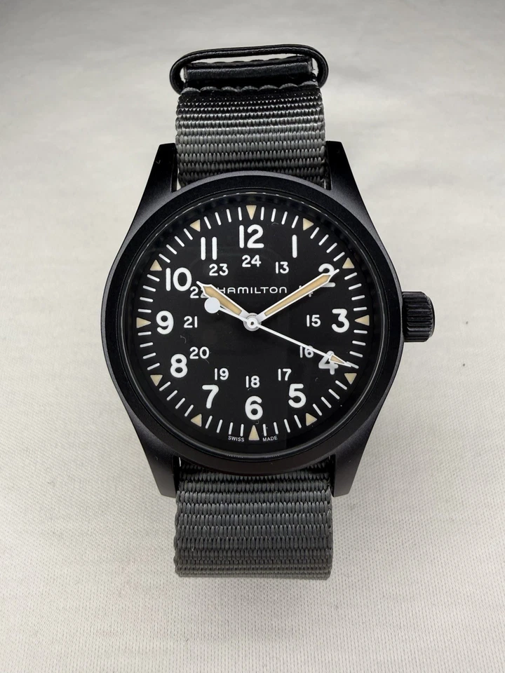 Hamilton Khaki Field Mechanical 38mm Black PVD H69409930 Full Set, photo 1 of 5