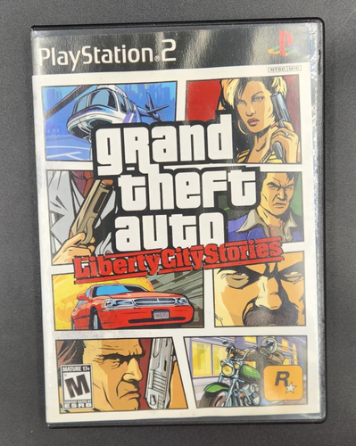 Grand Theft Auto: Liberty City Stories PlayStation 2, PS2, w/ map & manual