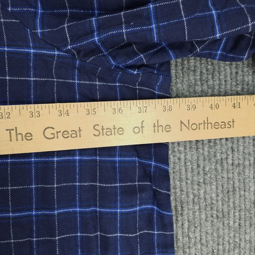 HB Harbor Bay Flannel 6XLT Men’s Plaid Long Sleeve Button Down Pocket NWT - 第 8/14 張圖片