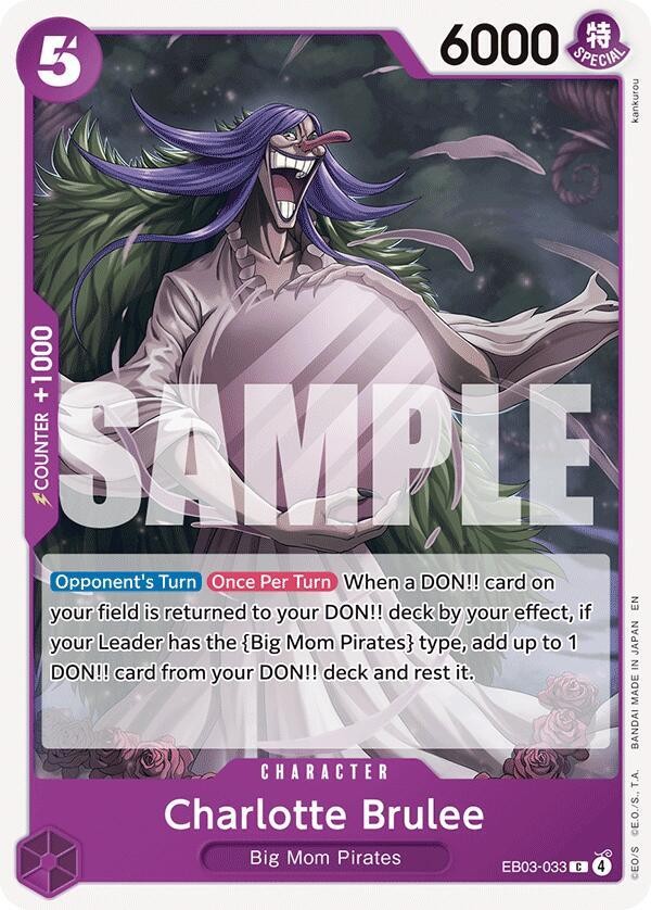 Charlotte Brulee C Extra Booster: One Piece Heroines Edition EB03-033 NM