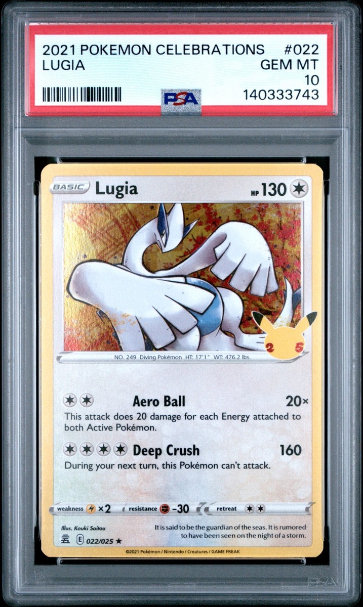 2021 POKEMON CELEBRATIONS #022 LUGIA PSA 10 (VC) | eBay
