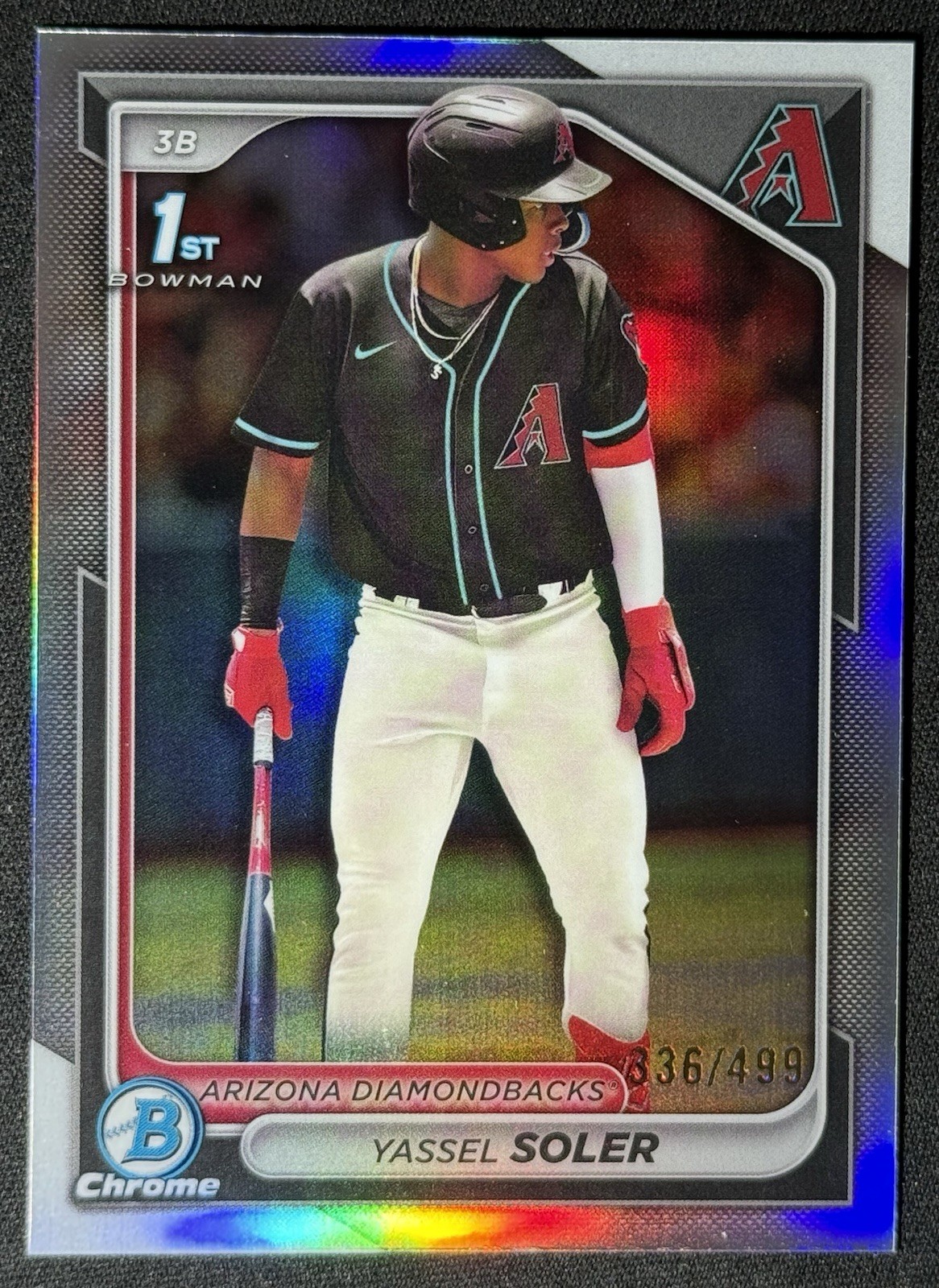 2024 Bowman Chrome 1st Refractor /499 Yassel Soler Arizona Diamondbacks #BCP-174