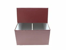 Double Row Display Slab Box 12 x 5 3/4 x 3 Maroon by Guardhouse