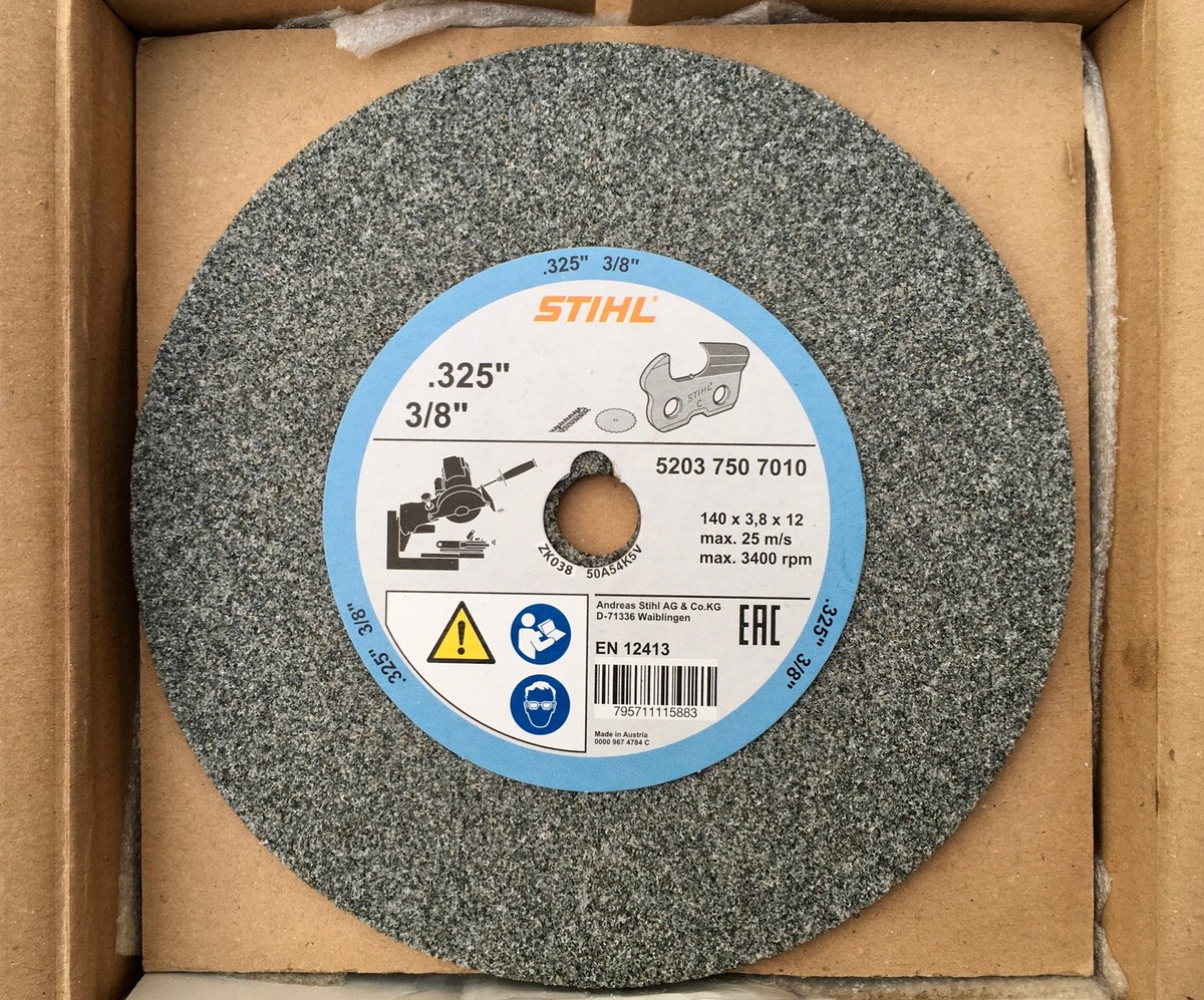 STIHL Genuine .325 and 3/8 USG Chain Grinding Wheel # 5203 750