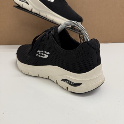 Skechers Arch Fit Black Trainers Air Cooled UK 5 - Picture 9 of 14