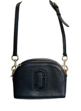 MARC JACOBS Black Pebble Leather Shoulder Bag/ Clutch NWOT