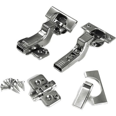 Blum Soft Close Inset Hinge 71B3750 & Mounting Plate 173H7100 & Covers x8