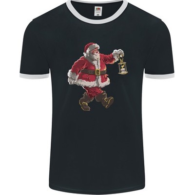 Fruit of the Loom 61168 Santa Weihnachtstürme Xmas T-Shirt Slim