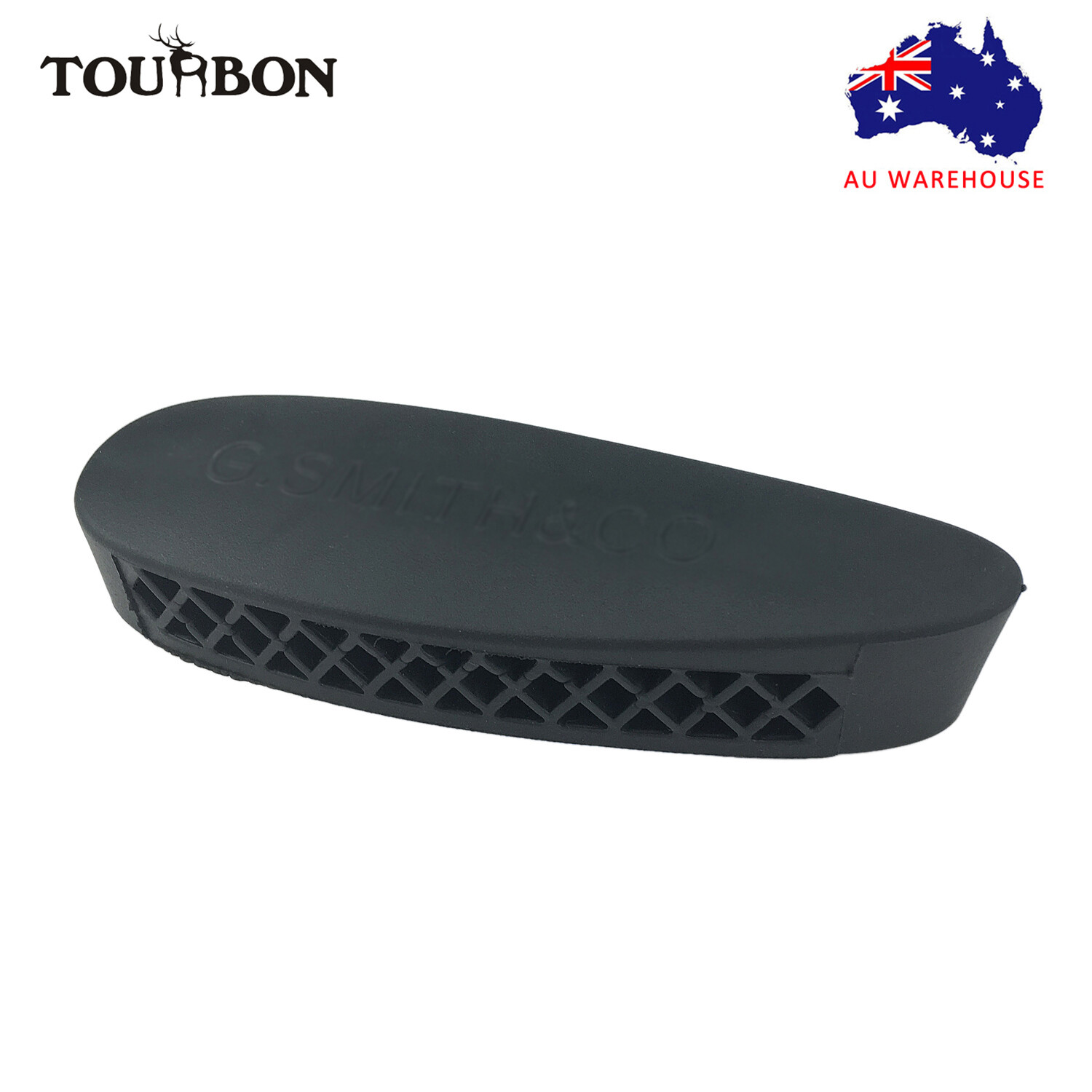 TOURBON Black Shotgun Recoil Pad Trap Hunting Rifle Buttstock Extension