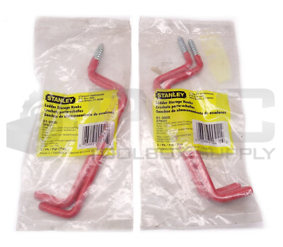 LOT OF 2 NEW STANLEY 81-9905 LADDER STORAGE HOOKS SP8331 (TOTAL QTY 4 HOOKS)