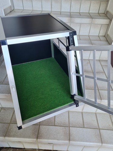 Hundetransportbox für das Auto Aluminium 69cm x 54cm x 50cm - Bild 5 von 8