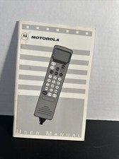 Vintage 1994 Motorola Mobile Phone Manual  Programming Guide / Bell Atlantic