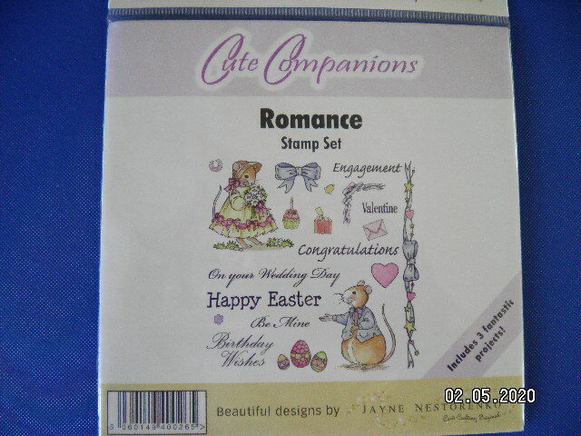 Cute Companions Stamp Sets by Crafter's Companion. 'Romance' (D56)