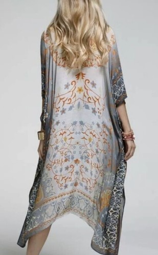 Mandala Ombre Kimono Talla Única Mujer Encubrimiento Boho Festival Top - Imagen 2 de 11