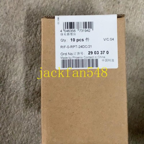 10PCS/BOX New Phoenix Contact RIF-0-RPT-24DC/21 2903370 Relay Modules# ...
