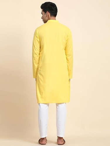 Men Ethnic Wear Kurta Pajama Set,Festive Wear, Kurta for Eid - Picture 3 of 5