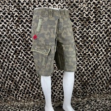NEW GI Sportz Cargo Shorts - Khaki Camo - 36