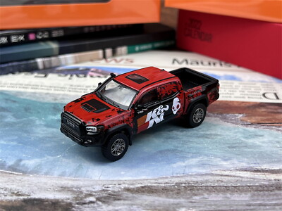 GCD 1/64 Scale Toyota TACOMA Red/Black Diecast Car Model Toy