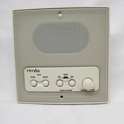 M&S NEW Model DMC3RSA DMC Retrofit 3-Wire Almond Room Speaker with Remote Scan 