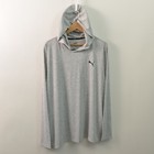 Puma Train Power Sports Training Hoodie T-Shirt Mens XL Heather Gray