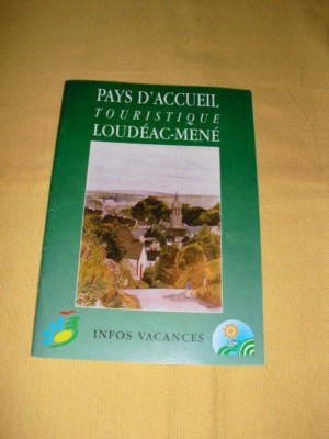 Loudéac-Mené host country leaflet leaflet flyer tourism brochure 