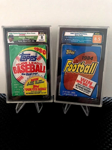 1984 TOPPS FOOTBALL WAX PACK SMC 8.5 NMT-MT+ ELWAY-MARINO-DICKERSON NICE! #272