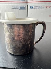 Oneida - Vintage Silverplate Baby Cup With Lid
