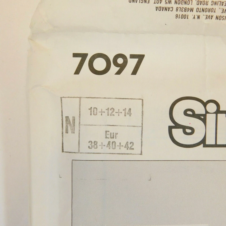 Simplicity 7097 Misses Skirts Sewing Pattern Size 10-14 Uncut Flared Button Wrap - Image 4 of 4