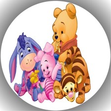 Ostia per torta compleanno immagine per torta cialda fondente Winnie Pooh L20