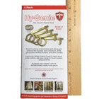 HY-GENIE Brass No Touch Hand Tool - 4 Pack New In Box - Hygienic Hands Free L@@K
