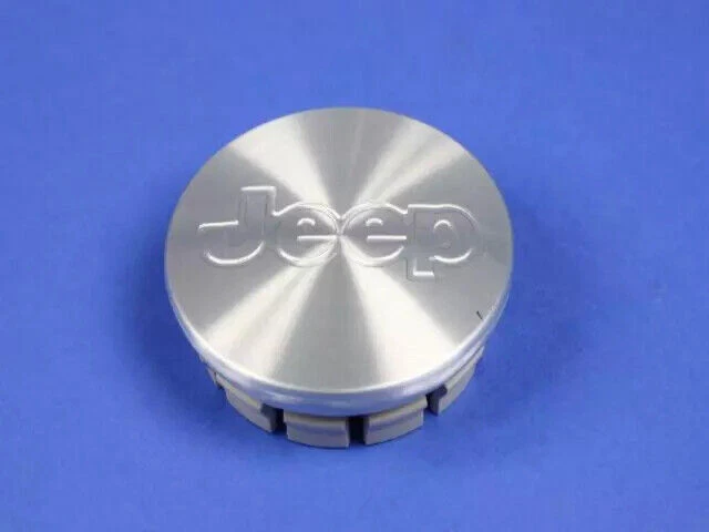 Tapa central de rueda plateada genuina Mopar 2002-2008 Jeep Grand Cherokee 52059522AB Foto 4 de 4