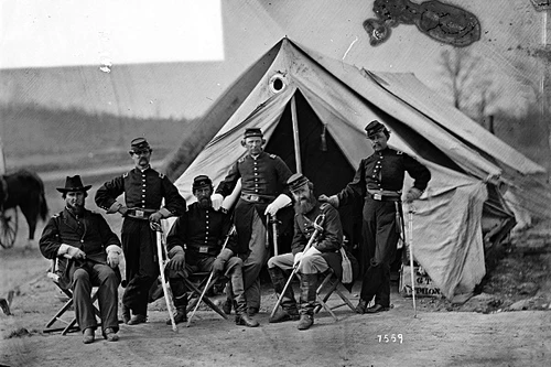 New 5x7 Civil War Photo: 17th New York Battery Near Gettysburg Battlefield